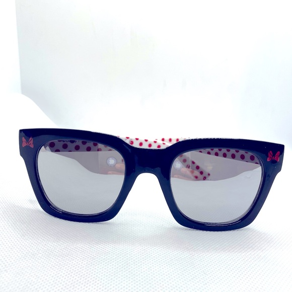 Disney Accessories - Disney Parks Minnie Mouse Red Bows & Polka Dots UV Protect Sunglasses